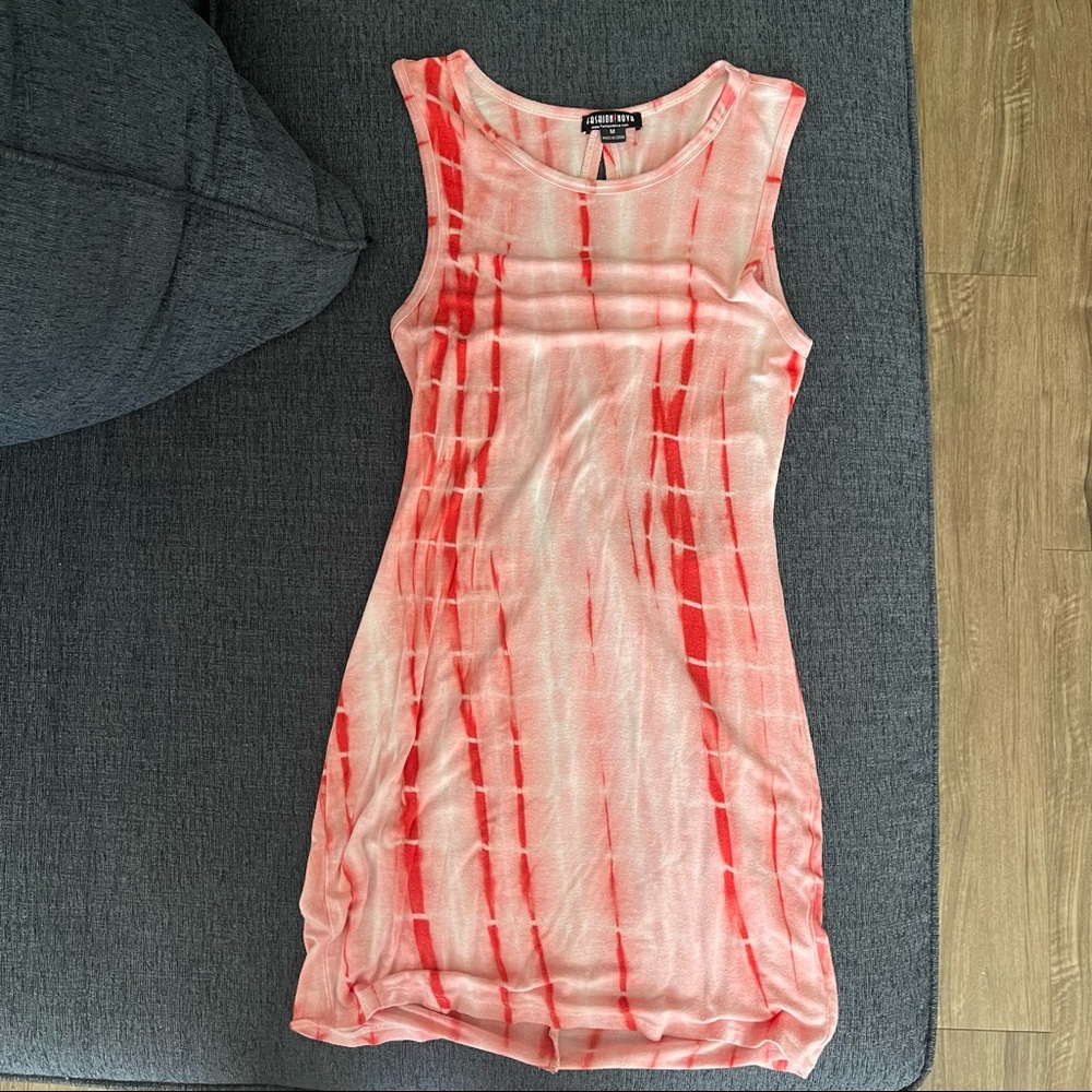 Mini tie dye dress